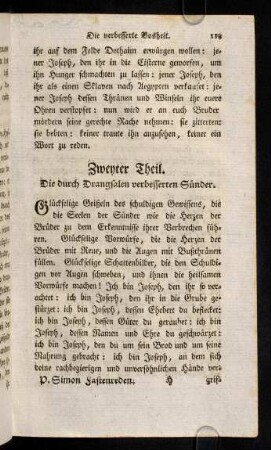 113-122, Zweyter Theil