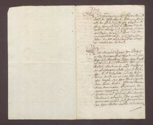 Revers der Stadt Baden über die durch Markgraf August Georg von Baden-Baden erfolgte Erblehenserneuerung mit der Badstube am Spitalbrunnen