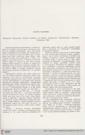 49: [Rezension von: Konstanty Kalinowski, Rzeźba barokowa na Śląsku]
