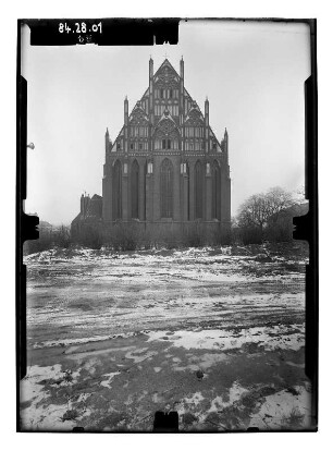 Prenzlau. Marienkirche (1325/1340). Ansicht von Osten