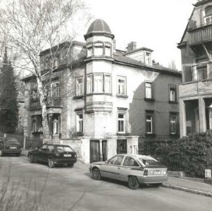Dresden-Trachenberge, Albert-Hensel-Straße 4. Villa (um 1895). Straßenansicht