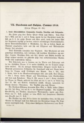 VII. Macedonien und Galizien, Sommer 1916