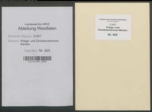 Amt Schlüsselburg - Bauerschaft Döhren: Protokoll des Katasterverhörs