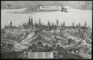 Blick auf Rothenburg ob der Tauber