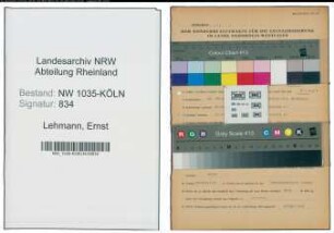 Entnazifizierung Ernst Lehmann , geb. 24.02.1902 (Schlosser)