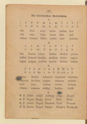Die lateinischen Buchstaben