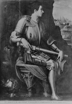 Bildnis des Alessandro de'Medici in Rüstung