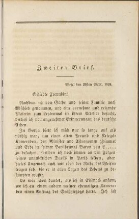 Zweiter Brief.