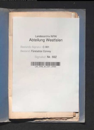 Postsachen, vor allem Postgebühren