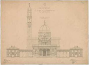 Thiersch, August ; München - Schwabing; Kath. Pfarrkirche St. Ursula - Ansicht