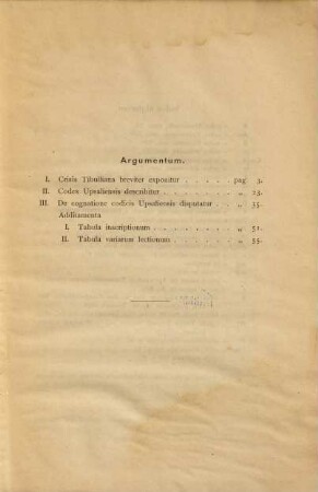 De Tibulli codice Upsaliensi, cum reliquis comparato : Commentatio acad. inaug.