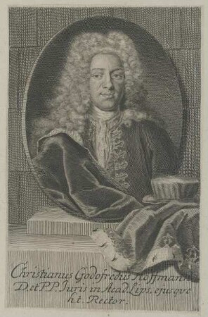 Bildnis des Christianus Godofredus Hoffmann