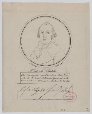 Bildnis des Friedrich Gedike