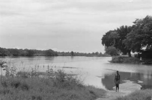 Einmündung des Dscheb-Dscheb-Flusses in den Baro (Äthiopienreise 1937/1938 - 7. Flugreise nach Dembi Dolo und Ausflüge ins Umland)