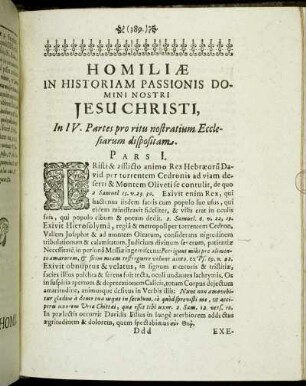 Homiliæ In Historiam Passionis Domini Nostri Jesu Christi [...]
