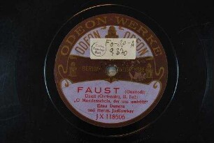 Faust : Duett (Gartenakt), II. Teil : "O Mondenschein, der uns umhüllt" / (Gounod)