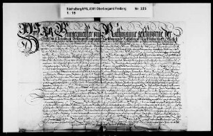 Bergkirche Annaberg 1539, außerdem die Bestätigung des der Knappschaft Annaberg zustehenden Patronatsrechts von 1587, Band 1