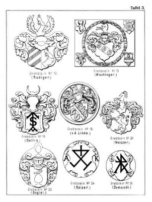 Wappen und Hausmarken.