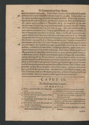 Caput III. De Electione Imperatoris.