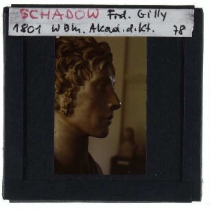 Schadow, Büste Friedrich Gilly
