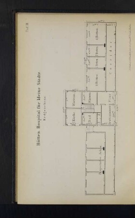 Hütten Hospital für kleine Städte.