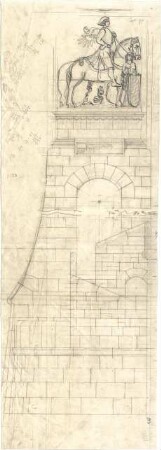 Fischer, Theodor; München; Wittelsbacherbrücke - Teilansicht