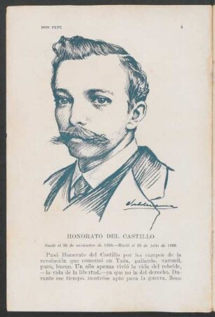 [Retrato de] Honorato del Castillo