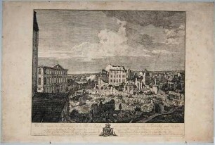 Die Ruinen der Pirnaischen Vorstadt zu Dresden