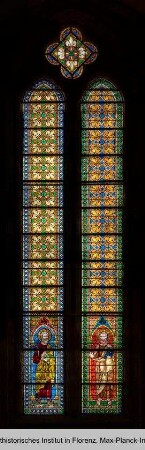 Die Apostel Simon und Judas Thaddäus - Fenster A-X: Simon und Judas Thaddäus