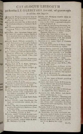 Catalogus Librorum