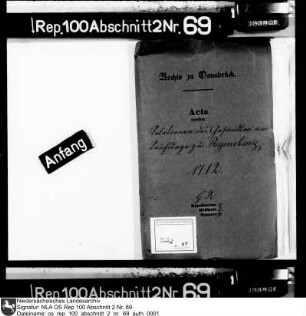 Relationen des Gesandten auf dem Reichstag zu Regensburg