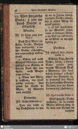 11. Wot ßwjateho Ducha, a jeho nadnych Darow a Skutkow