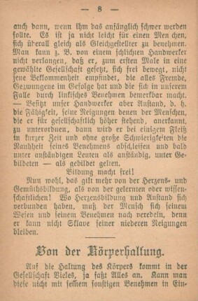 Von der Körperhaltung