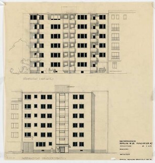 Wohnhaus Fuggerstraße 47, Berlin-Schöneberg: Ansicht 1:100