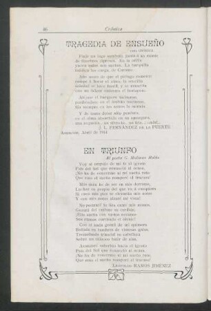 En triunfo : Al poeta [Guillermo] Molinas Rolón