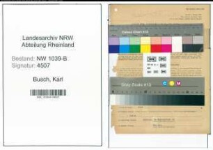 Entnazifizierung Karl Busch , geb. 13.01.1903 (Beamter)