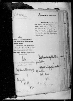 Ausübung der Strafgerichtsbarkeit gegen Eingeborene, auch Disziplinargerichtsbarkeit bzw. Zivilgerichtsbarkeit, sog. "Gerichts- und Strafsachen der Eingeborenen" (Einzelfälle): Bd. 22