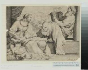 Maria mit Kind und Hl. Johannes, lesend