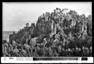 Sächsische Schweiz, Kleiner Bärenstein mit Berggasthaus