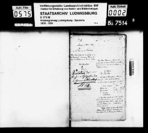 Kirchen- und Schulsachen, Oberamt Leonberg