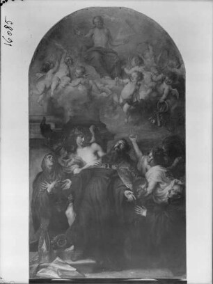 Vision des Heiligen Augustinus / Der heilige Augustinus in Verzückung