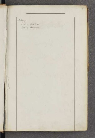 Anhang: Codices Africani Codices Americani