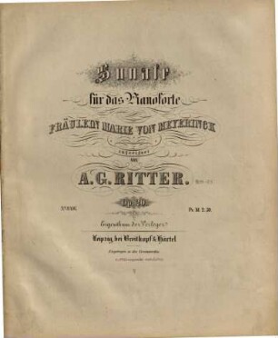Sonate für das Pianoforte : op. 20