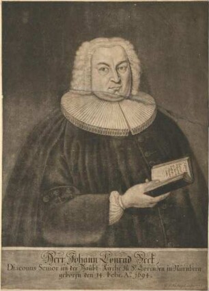 Johann Conrad Beck;. geb. 14.02.1694