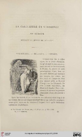2. Pér. 6.1872: La caricature et l'imagerie en Europe pendant la guerre de 1870-1871, [3], Angleterre, Belgique, Espagne