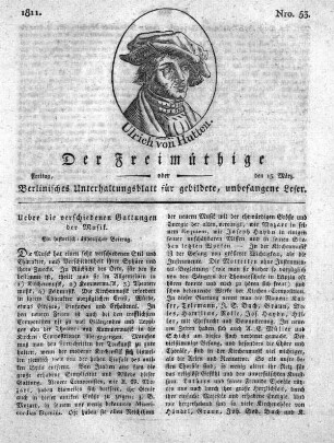 Nro. 53, Freitag, den 15. März 1811