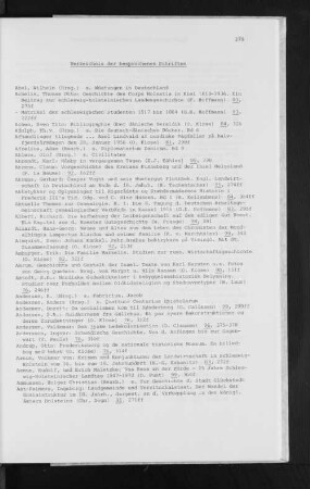 Verzeichnis der besprochenen Schriften