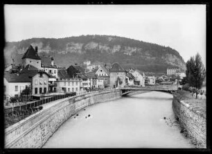 Österreich, Feldkirch. Blick die Ill aufwärts