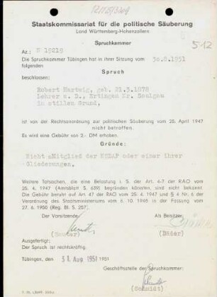 Hartwig, Robert