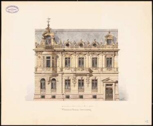 Wohnhaus Leopoldstraße, Karlsruhe: Ansicht